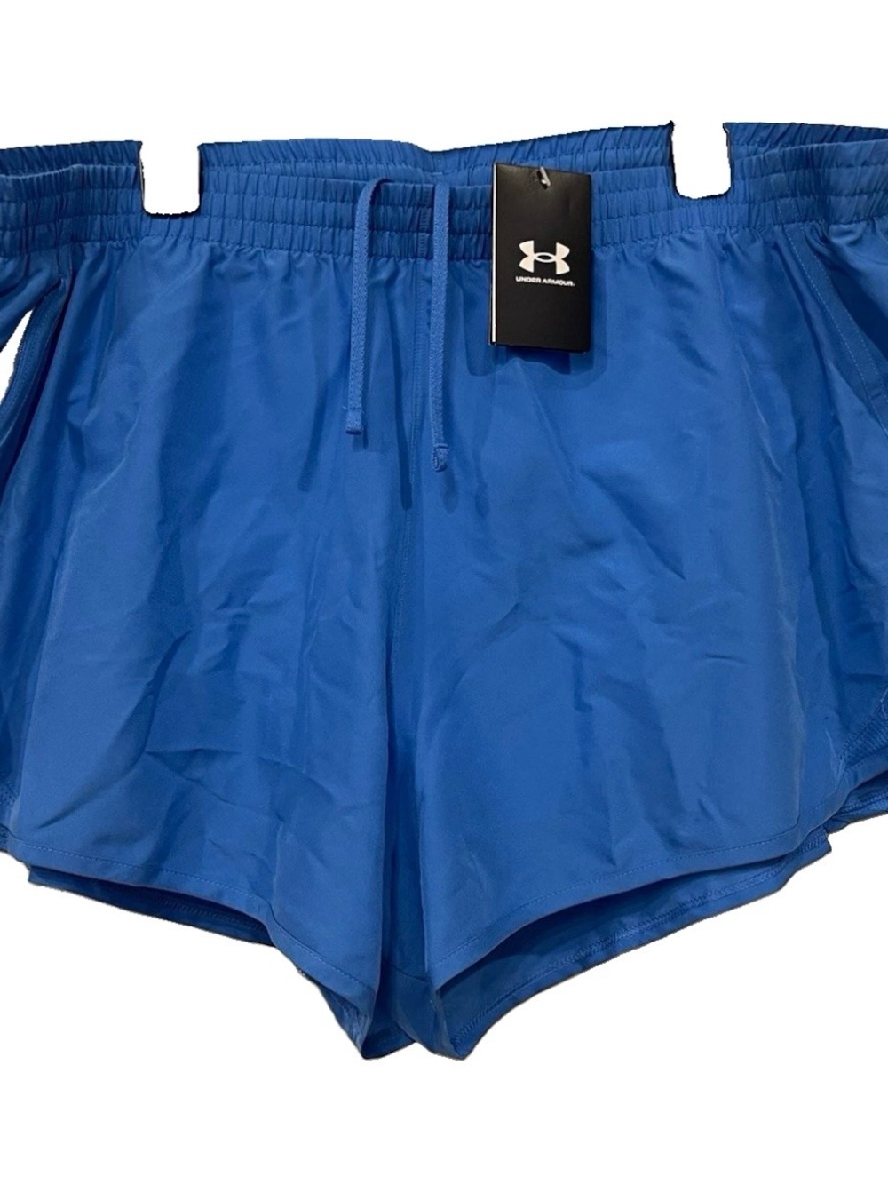 Under Armour Woven Training Shorts women’s 2XL Blue Drawstring 1382438